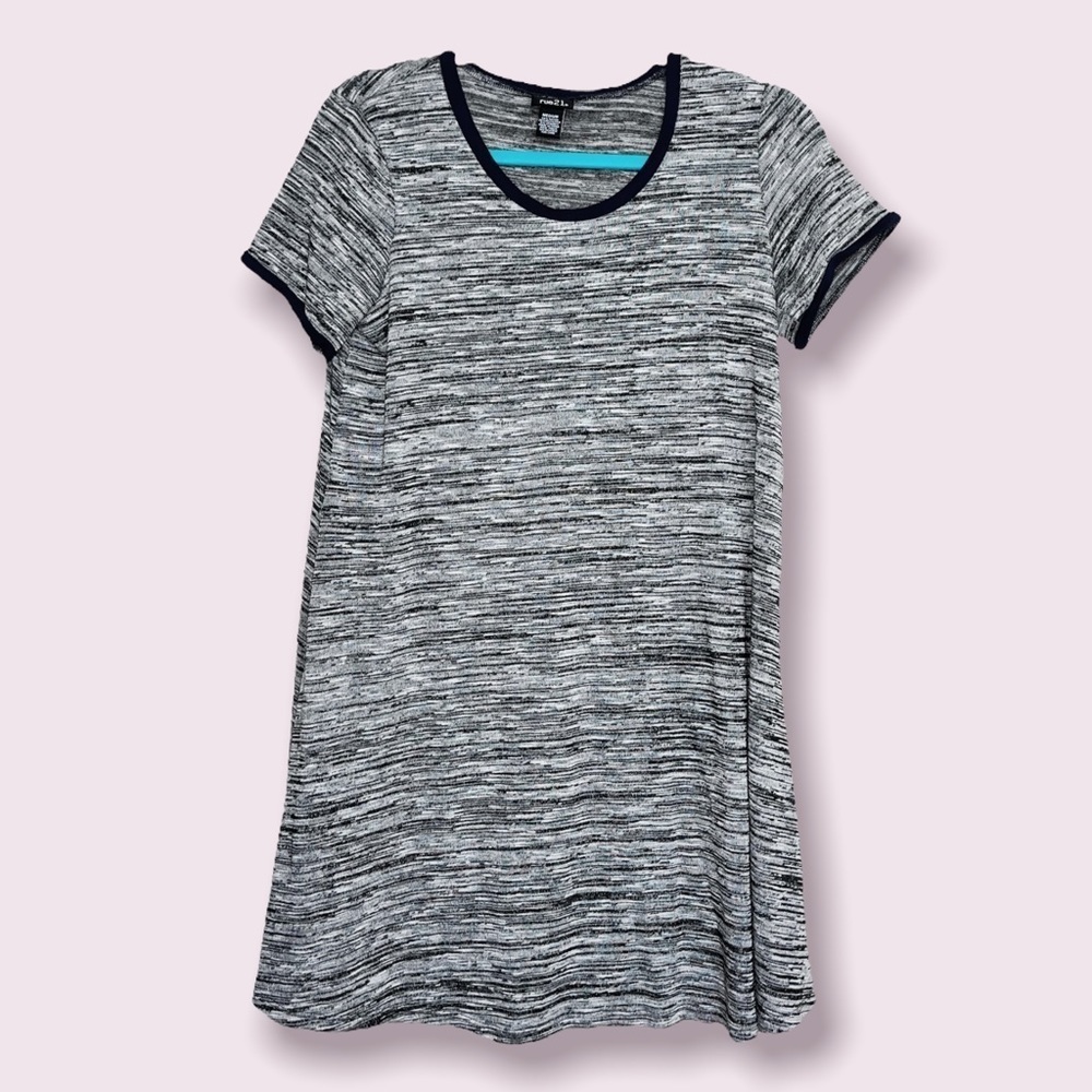 Rue21 T-Shirt Dress Womens Size M Grey Short Sleeve Casual Comfy Lightweight